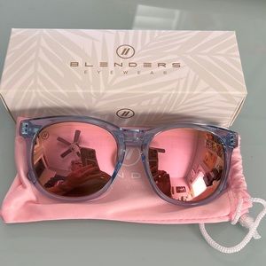 Blenders Sunglasses ~ Light Blue/Pink